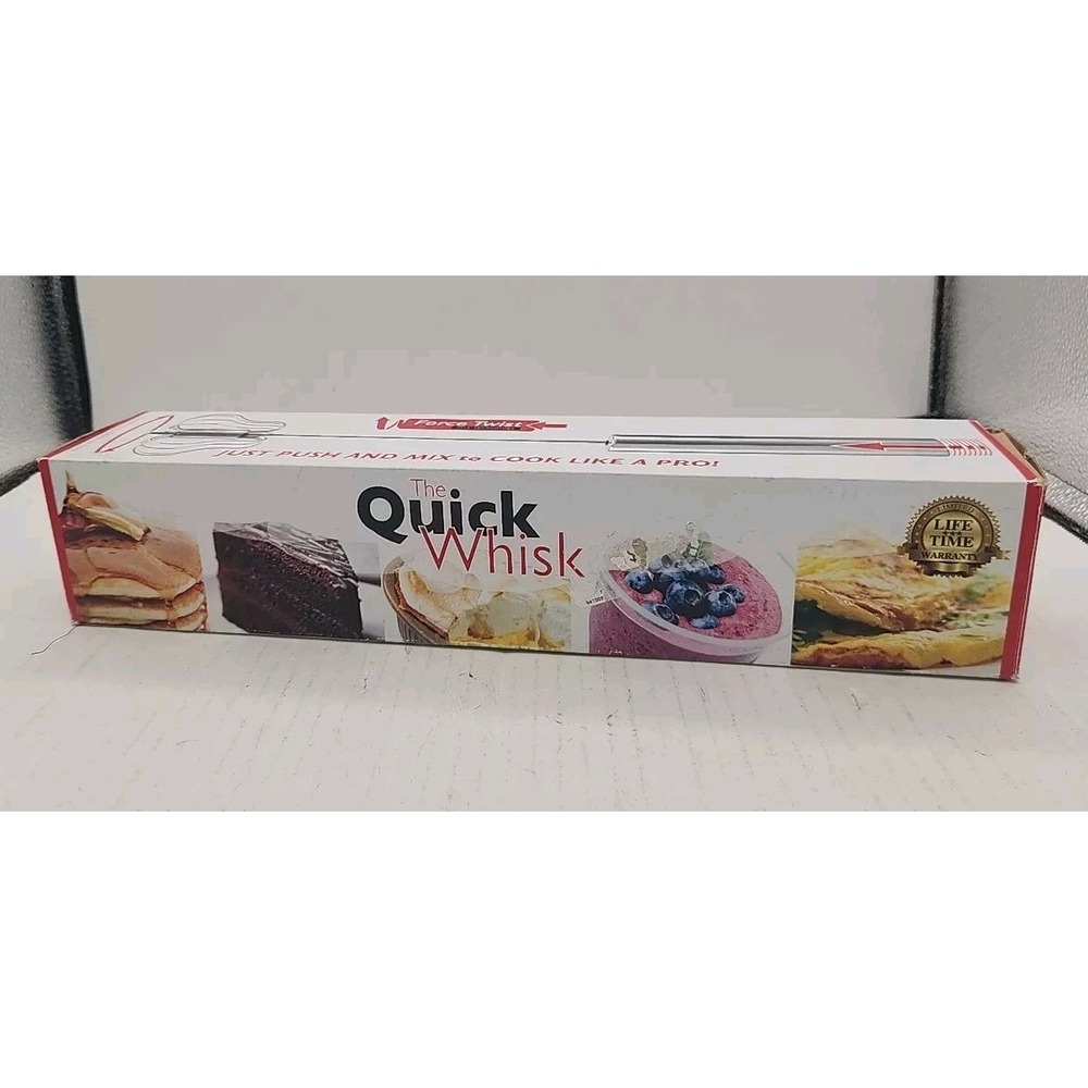 The Quick Whisk - New - Stainless Steel - Pink - New In Box- The Quick Whisk